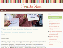 Tablet Screenshot of formulanews.com.br